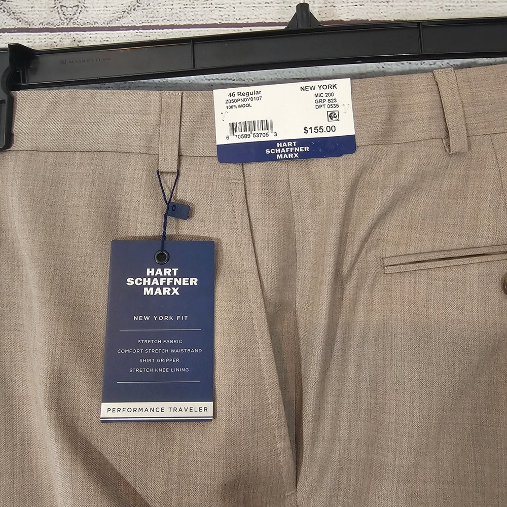 Hart Schaffner Marx Light Brown/Tan Dress Pants